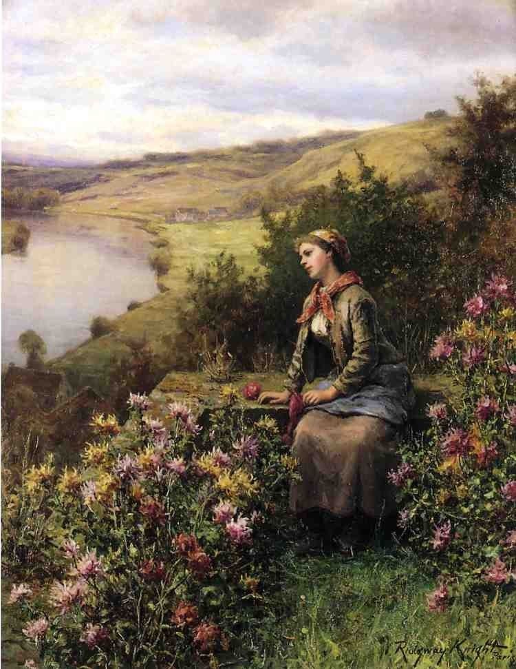 Daniel Ridgway Knight Waiting